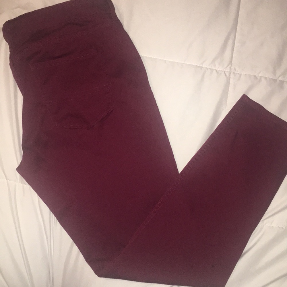 Colored skinny jeans